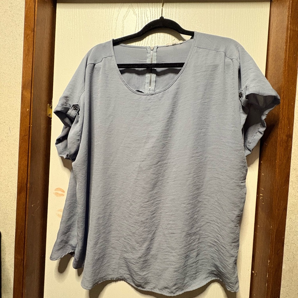 Maurices Slate Blue Casual Blouse